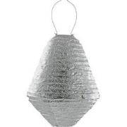 LUMIZ Solar Lampion Marrakesh Can - 30 cm - Zilver