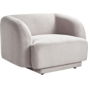 Beliani SKJANES - Fauteuil-Grijs-Polyester