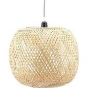 Linin 3  vintage hanglamp rotan