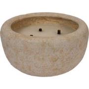 PTMD Gabor Brown Cement Outdoor Candle XL