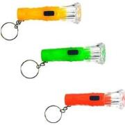 Decopatent - 100 STUKS - Gekleurde Zaklamp Sleutelhangers - Inclusief ...