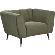 Beliani ORSTA - Fauteuil-Groen-Polyester