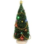 Kerstboom met verlichting 15 cm hoog