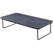 Taiyo coffee table 120x60x30cm. alu black/Hpl slate