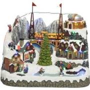 LED scenery l24.50b37.5h33 cm multi kerstverlichting