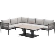 Garden Impressions Burela - Brugge lounge dining set 5-delig links - t...