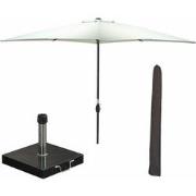 Garden Impressions Lotus stokparasol 250x250 cm - olijf incl 40 kg Cos...