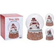 Waterbal 100mm winter kind kerstversiering