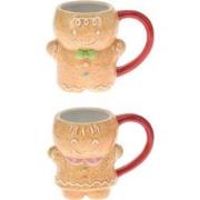 Mug Gingerbread Brown 10 cm