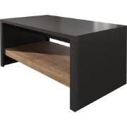 Meubella Salontafel Monaco - Eiken - Grijs - 120 cm