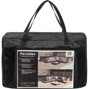 Exotan Beschermhoes Loungeset Paradiso - PE - Zwart - 45x30x14