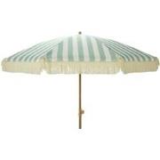 Tuinparasol 200 cm groen wit