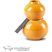 Villa Pottery  Gele vaas Barbapapa  - D13