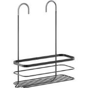 Metaltex Doucherek 28x14x38 cm Zwart/Metaal