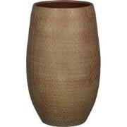 Mica Decorations Bloempot Madeira - 30x30x50 cm - Terracotta - taupe