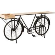 J-line - Console Fiets Metaal/mango Hout Zwart/naturel - 185x36x85.5cm