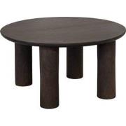 Salontafel Misao Donkerbruin Ø75cm - Giga Meubel