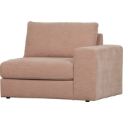 vtwonen Family 1-Zits Bank Element  Arm Rechts - Polyester - Roze