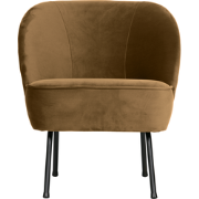 BePureHome Vogue Fauteuil - Velvet - Honing Geel - 69x57x70