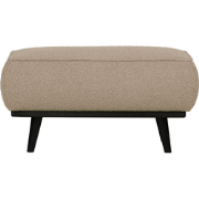 BePureHome Statement Hocker - Boucle - Beige - 40x80x55