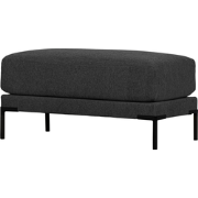 vtwonen Couple Poef - Polyester - Donkergrijs - 44x50x100