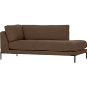 vtwonen Couple Lounge Bank Element Rechts - Polyester - ChocoladeBruin