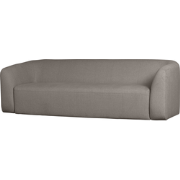 BePureHome Sloping 3-zits Bank - Polyester - Grijs Melange - 77x240x87