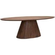 Tower living Premana oval diningtable - 260x120 - mud brown