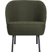 BePureHome Fauteuil Vogue - Geweven Stof - Warm Groen - 69x57x70