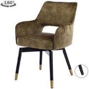 Tower living Lenno swivel armchair - green