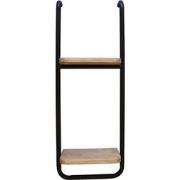 Clayre & Eef Wandrek  30x15x80 cm Bruin Ijzer Rechthoek Muurrek
