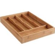 Decopatent® Bamboe Bestekbak 5 Vaks - Besteklade Organizer - Bestek Op...
