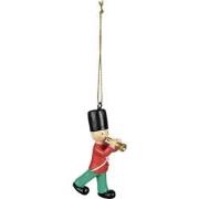 Clayre & Eef Kersthanger Soldaat 8 cm Rood Polyresin Kerstboomversieri...