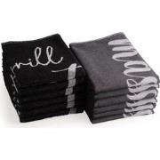 DoubleDry Theedoeken en Keukendoeken Set - 12 Stuks - 100% Katoen - Ho...