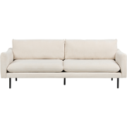 Beliani VINTERBRO - Driezitsbank-Beige-Polyester