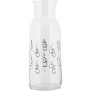 Clayre & Eef Karaf 1000 ml Transparant Glas Konijnen