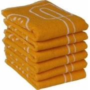 DoubleDry Luxe Keukenhanddoeken Set - 6 Stuks - 50x50 cm - 100% Katoen...