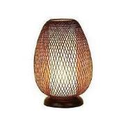 Fine Asianliving Japanse Bamboe Webbing Tafellamp - Seiji D26xH38cm