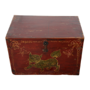 Fine Asianliving Antieke Chinese Kist Handgeschilderd Chinese Mythe