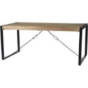 Livingfurn - Eetkamertafel Nairobi - U-Pot - Mango Hout - 200x100 cm -...