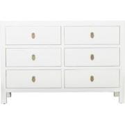 Fine Asianliving Chinese Ladenkast Sneeuw Wit B120xD40xH80cm