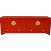 Fine Asianliving Chinese TV Kast Lucky Rood - Orientique Collectie