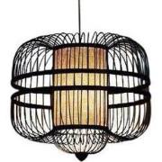 Fine Asianliving Bamboe Hanglamp Handgemaakt Zwart - Laurent