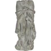 Clayre & Eef Bloempot  13x13x29 cm Grijs Steen Bloempot binnen