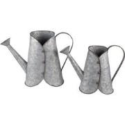 Clayre & Eef Decoratie Gieter  40x16x29 cm Grijs Metaal Woonaccessoire...