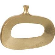 J-Line - Vaas Ovaal Aluminium Goud Medium - 39x7x31cm