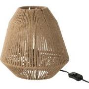 J-Line - Tafellamp Tina Jute Beige - 22x22x26cm