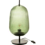 J-Line - Tafellamp Oasis Glas Groen Large - 22x22x49cm