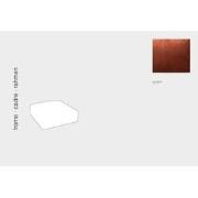 J-Line - Hoes Poef Monaco Velvet Roest - 105x105x40cm