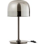 J-Line - Tafellamp Topja Glas/metaal Zilver - 24x24x44.5cm